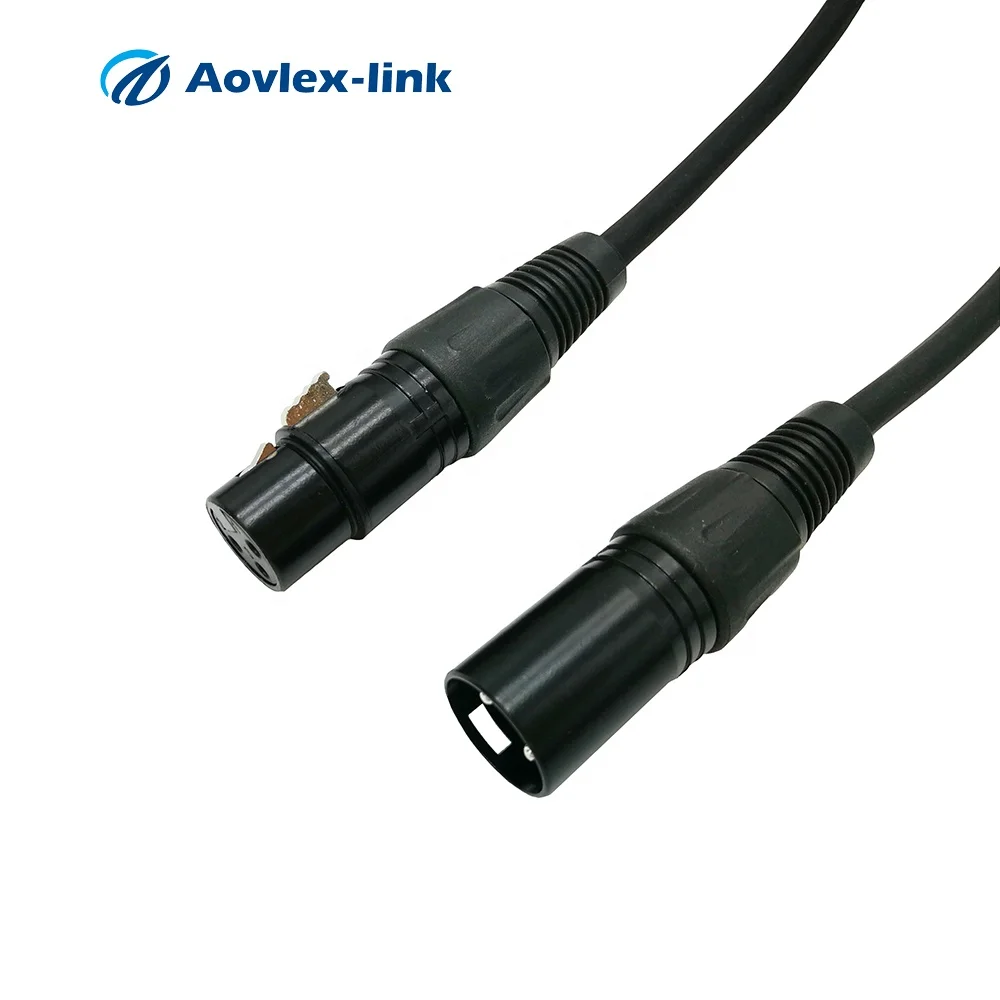 XLR cable 3Pin male to female professional balanced Audio Microphone Cable soft Hi-Fi - ANKUX.COM