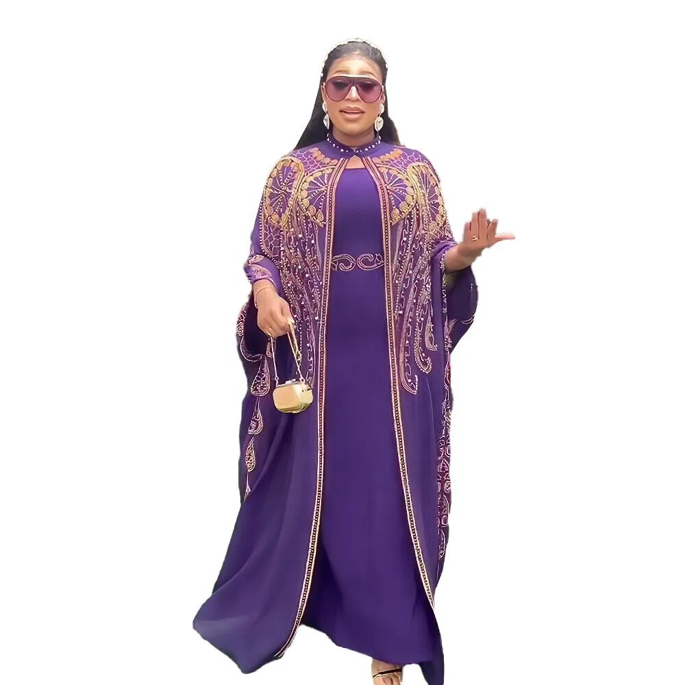 purple and gold church dress Designer Church Dress 9090C-Purple