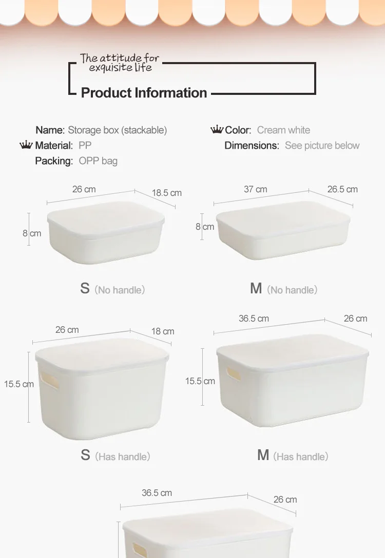 motif vague pour cuisine Starvast salle de bain et armoire petit, blanc portables en plastique salle de bain bureau lot de 5 paniers de rangement en plastique boîtes de rangement pour cuisine 