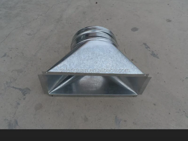 Hvac System Air Duct Joint Round To Sqaure Adaptor Duct Transaction Buy Round To Square