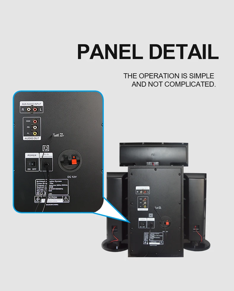 Super Woofer Home Theatre Stereo 3.1 Hifi Speaker For Home Theater