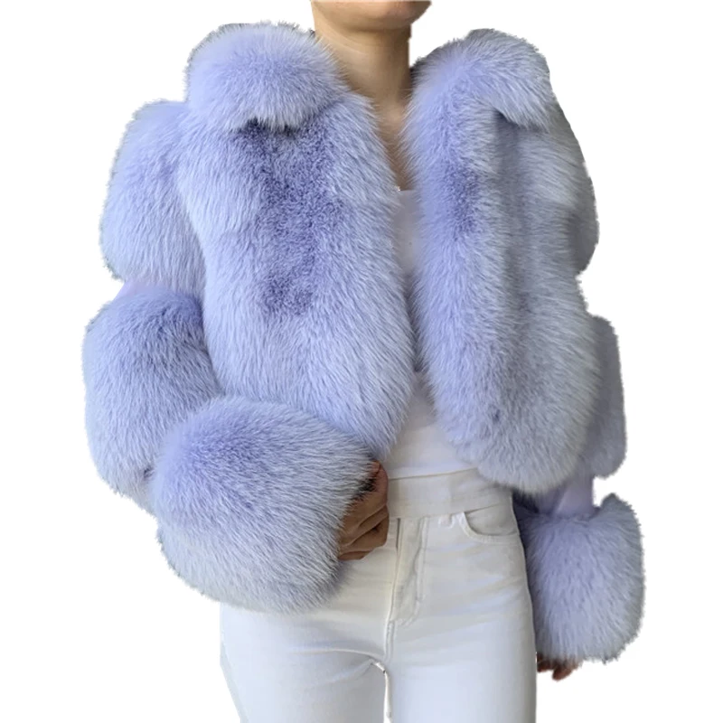 2019 Customized Fashion Women Winter Fur Clothing Short Style Real ...