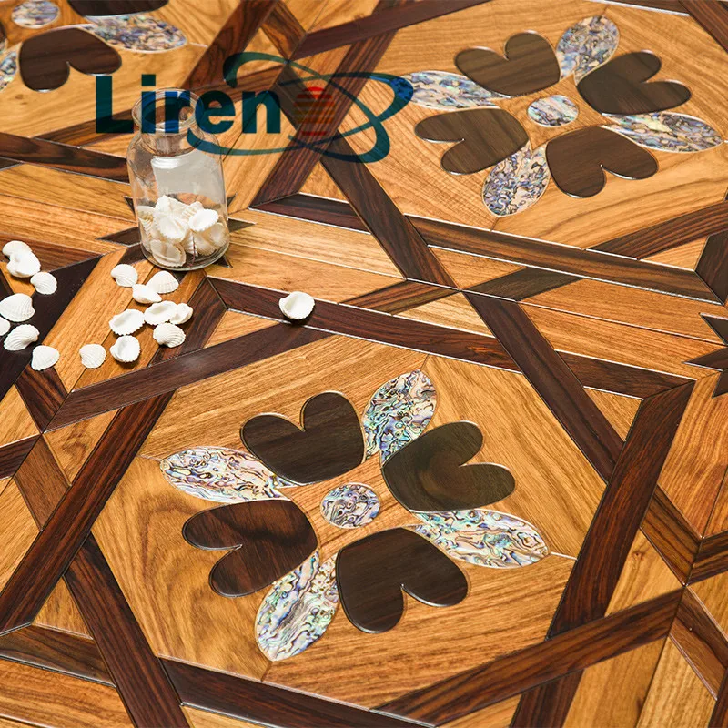 拖把贝壳镶嵌木地板镶木地板镶嵌艺术镶木地板地板