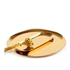 2019 New Products Vintage Retail Oval Metal Serving Rolling Tray