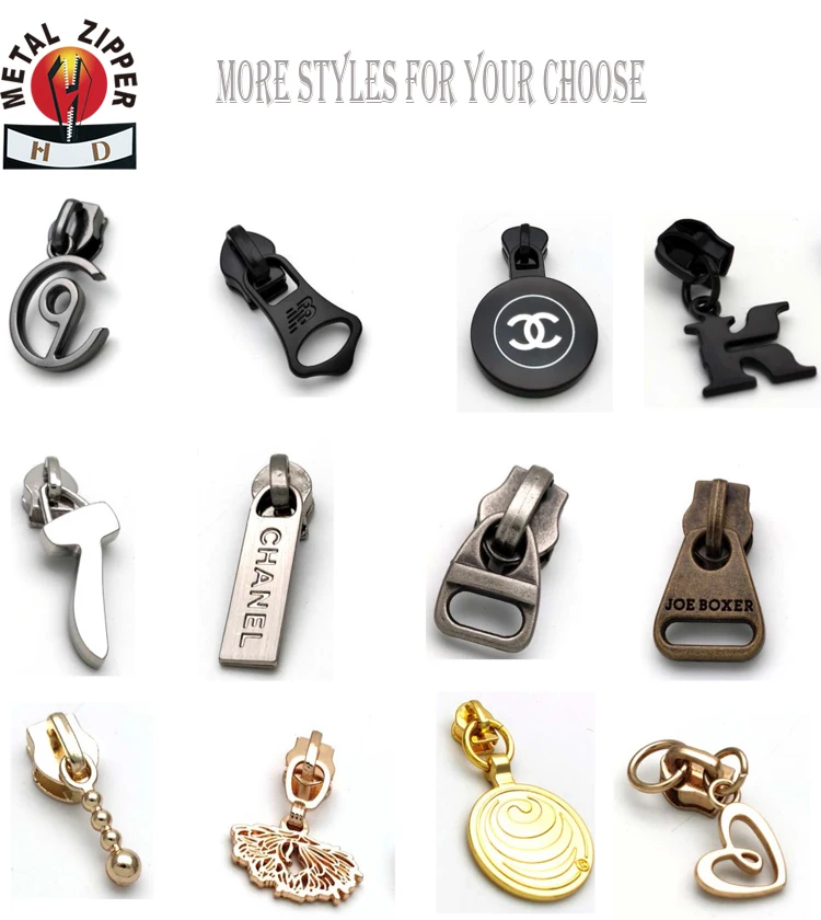 High Quality Zipper Slider Gold Flower Zipper Puller For Clothing And Bags Buy Bags Zipper