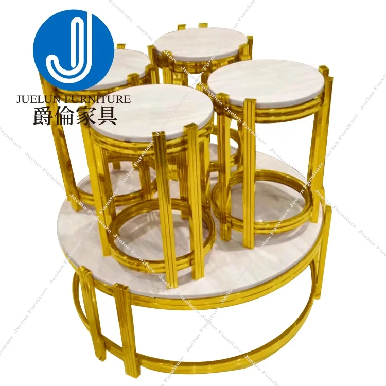China Supplier living room furniture modern center table end table coffee table set