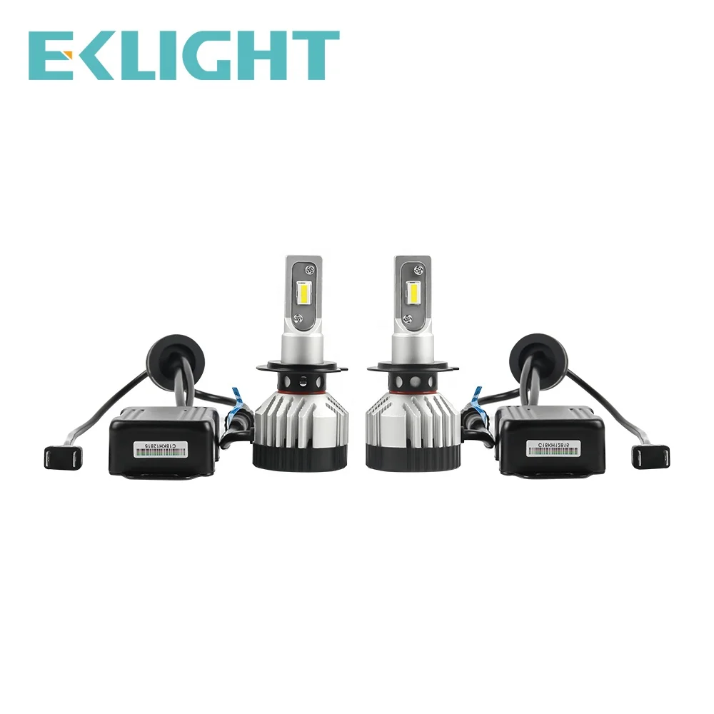 Eklight V11 H11/ H4 H7 9005 9006 Canbus LED Headlight Bulbs Replacement 6000k