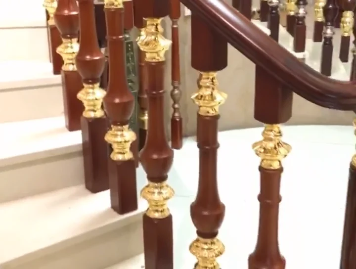 Prefabricated Stairs Balusters Mould Wooden Staircase Railing Pillar