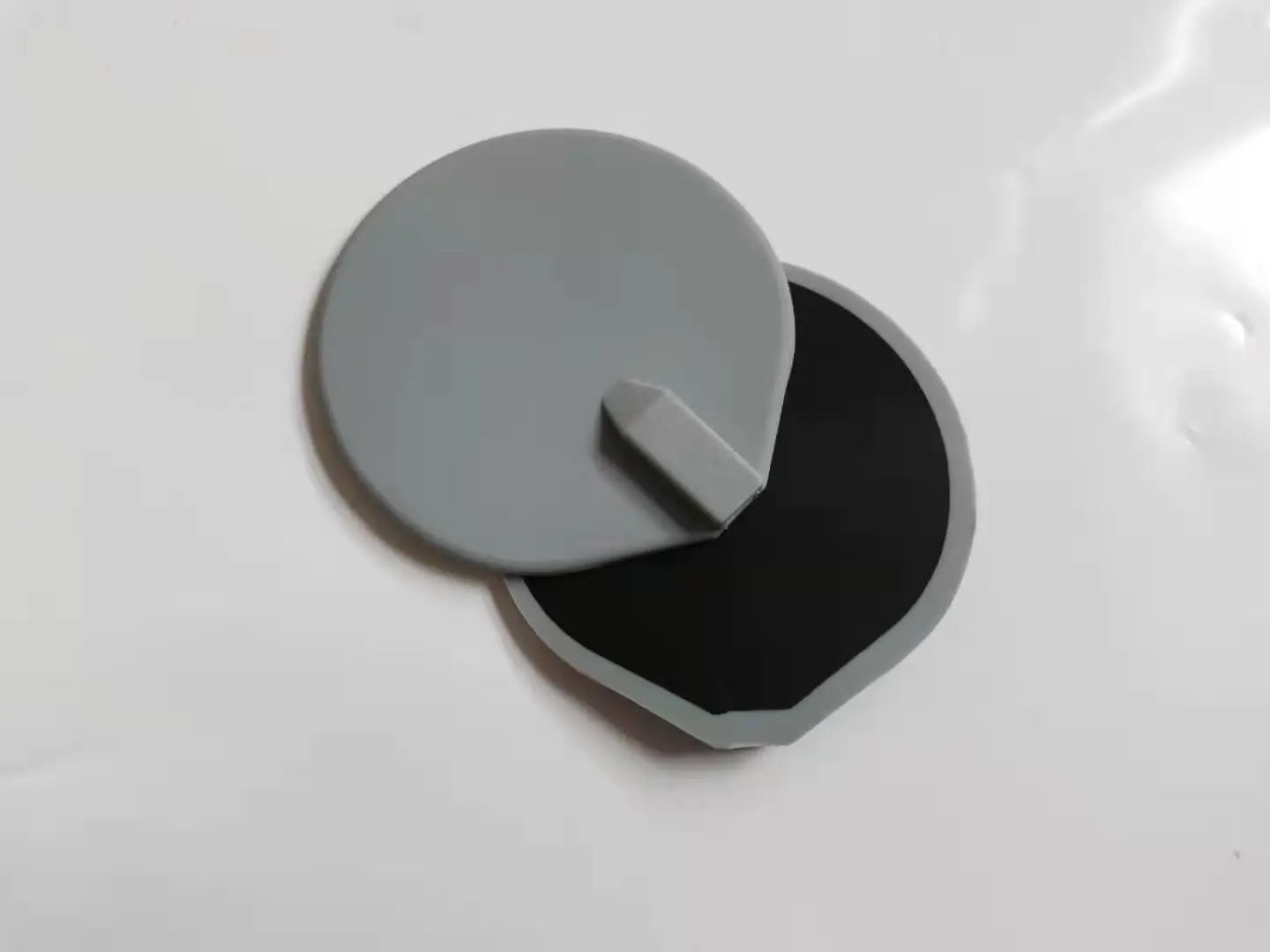 NEW Gray color silicon rubber electrode pads for tens unit 65mm 95mm