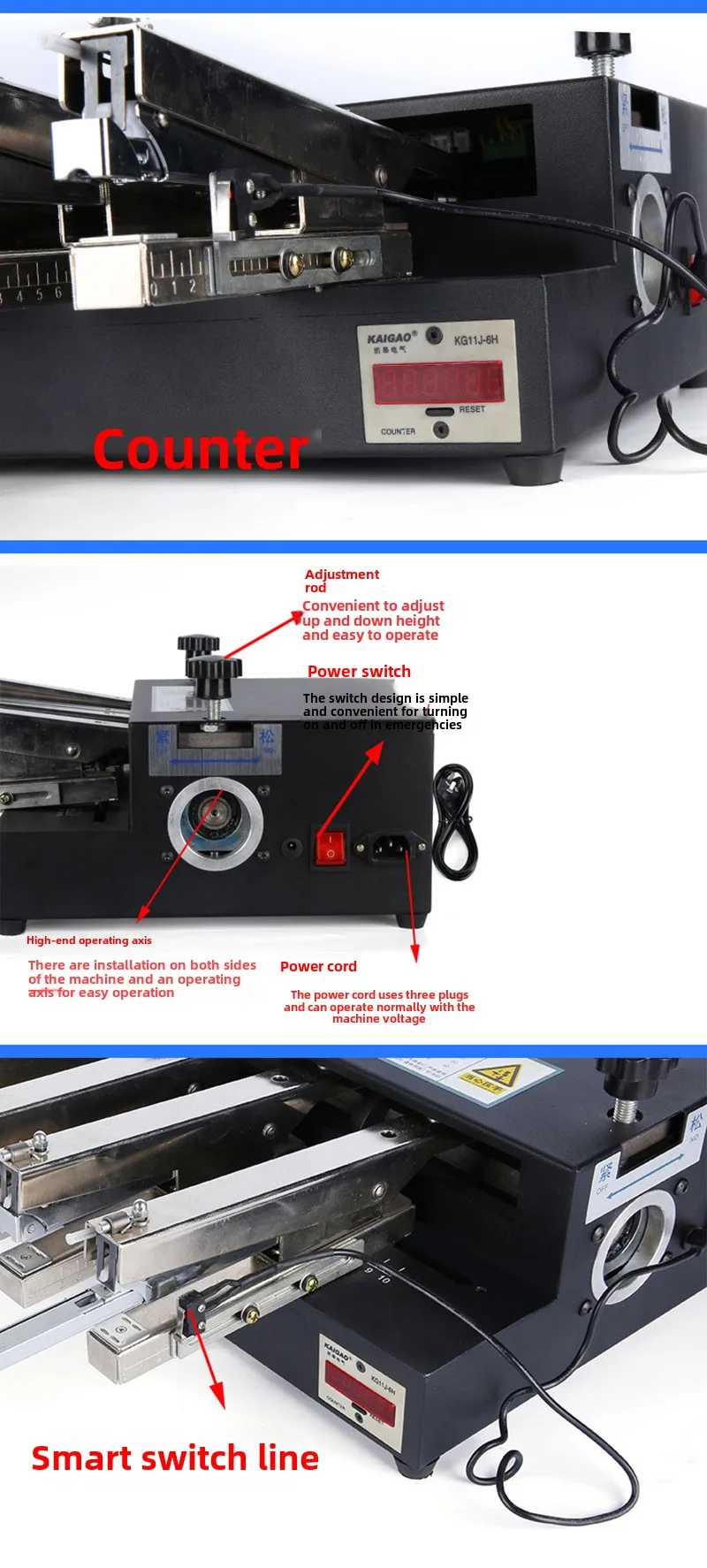 Fast Mini Electric Stapler with Low Power Consumption Double-Ended Chuck Machine for Desktop Riding Nail Stapling Hang Tag