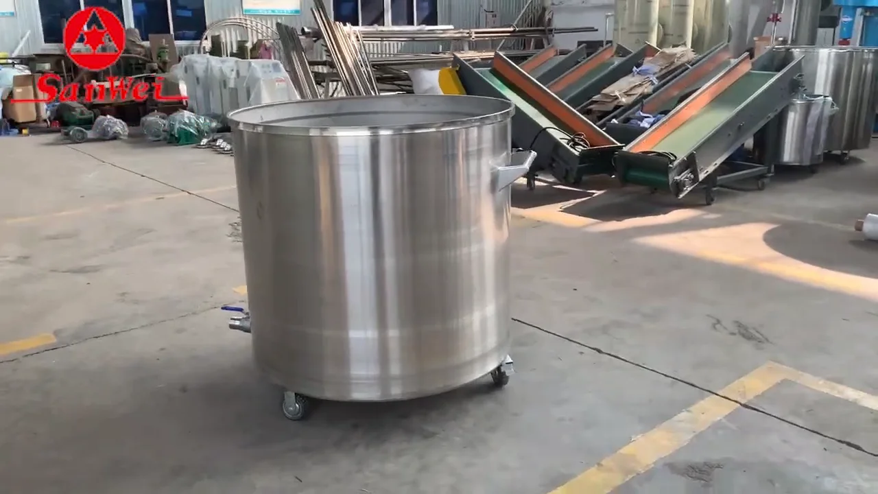 100l 200l 500l 1000l 1500l 2000l Stainless Steel Movable Chemical