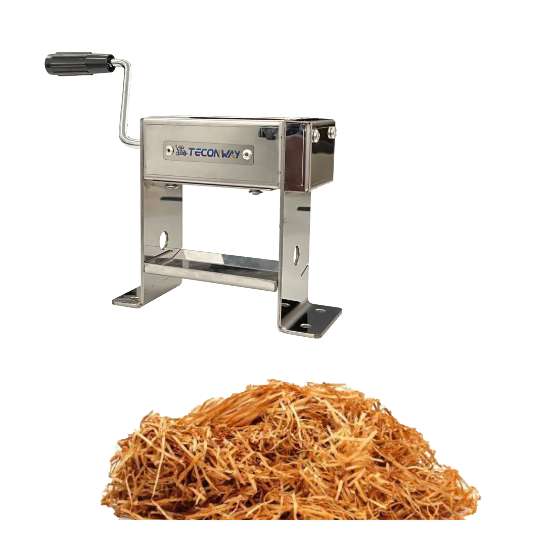 China Direct Sale Fast Delivery SS304 Hand Rotate CNC Machined Family Use  Tobacco Stem Cutting Machine for Tobacco Leaves
