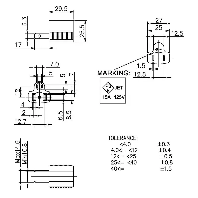 Pse Certified Tp 755 Standard Japanese Power Socket Convert 2pin To Us