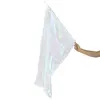 Custom metallic praise spun polyester flag unique worship flags