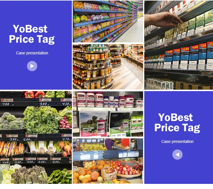 Clear Curved Fridge Label Holder Hinge Data Strip Clip Display Rack