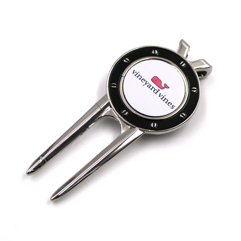 Factory Supply Irregular Shape Custom Metal Zinc Alloy Golf Divot
