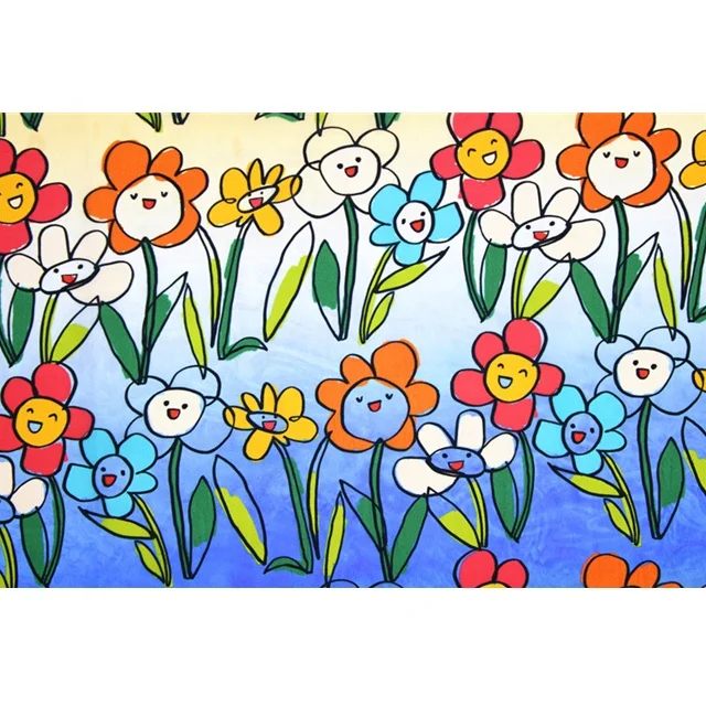 
400T semi-gloss nylon digital printed fabric for children ladies women for down jackets, sportswear 