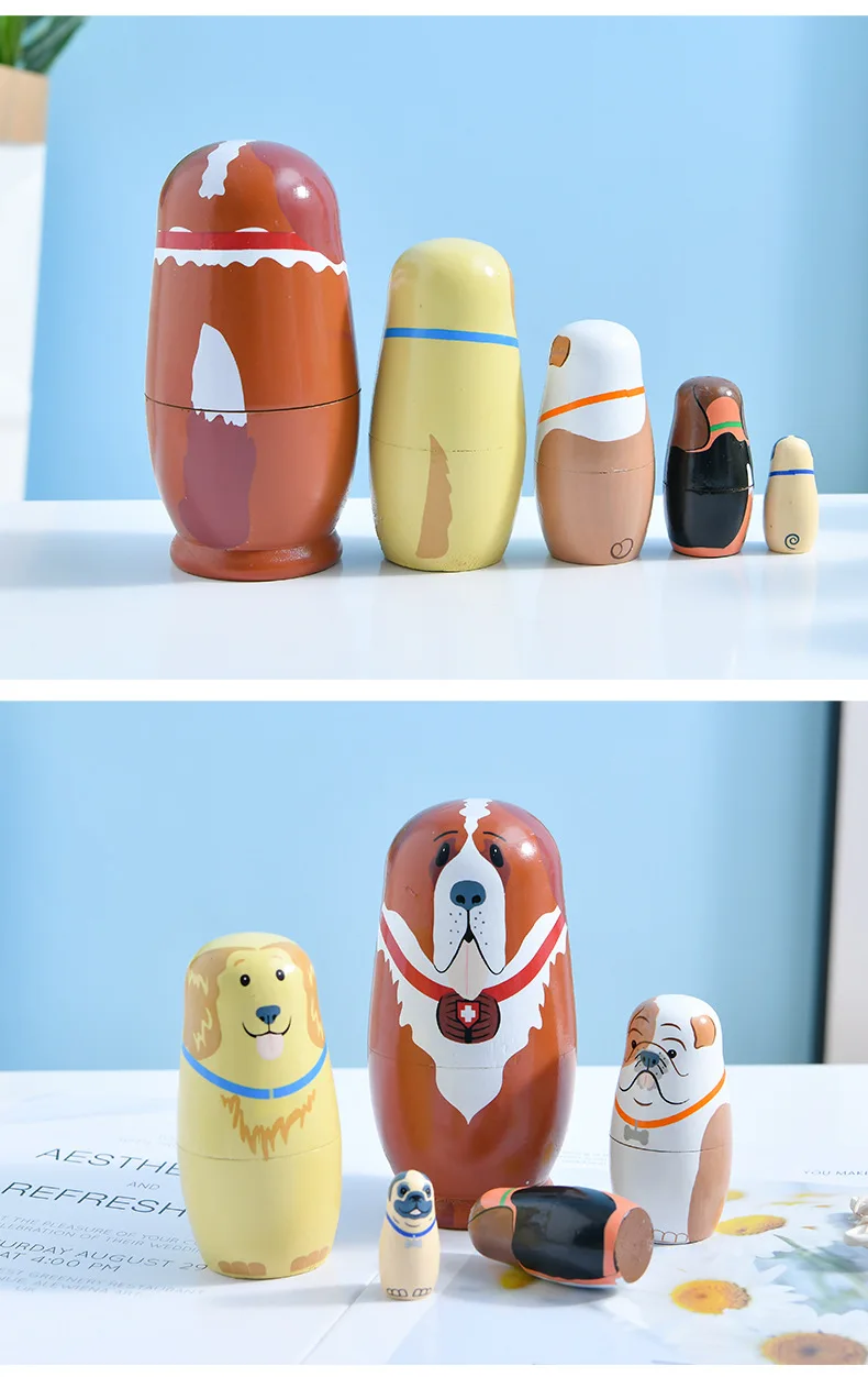 Custom Nesting Dolls Matryoshka Doll Wholesale Wooden Russian Nesting Doll For Sale Buy