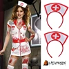 Halloween Zombie Blood Nurse Uniform Cosplay Costume Headband Party Headwear Gifts QHBD-2049