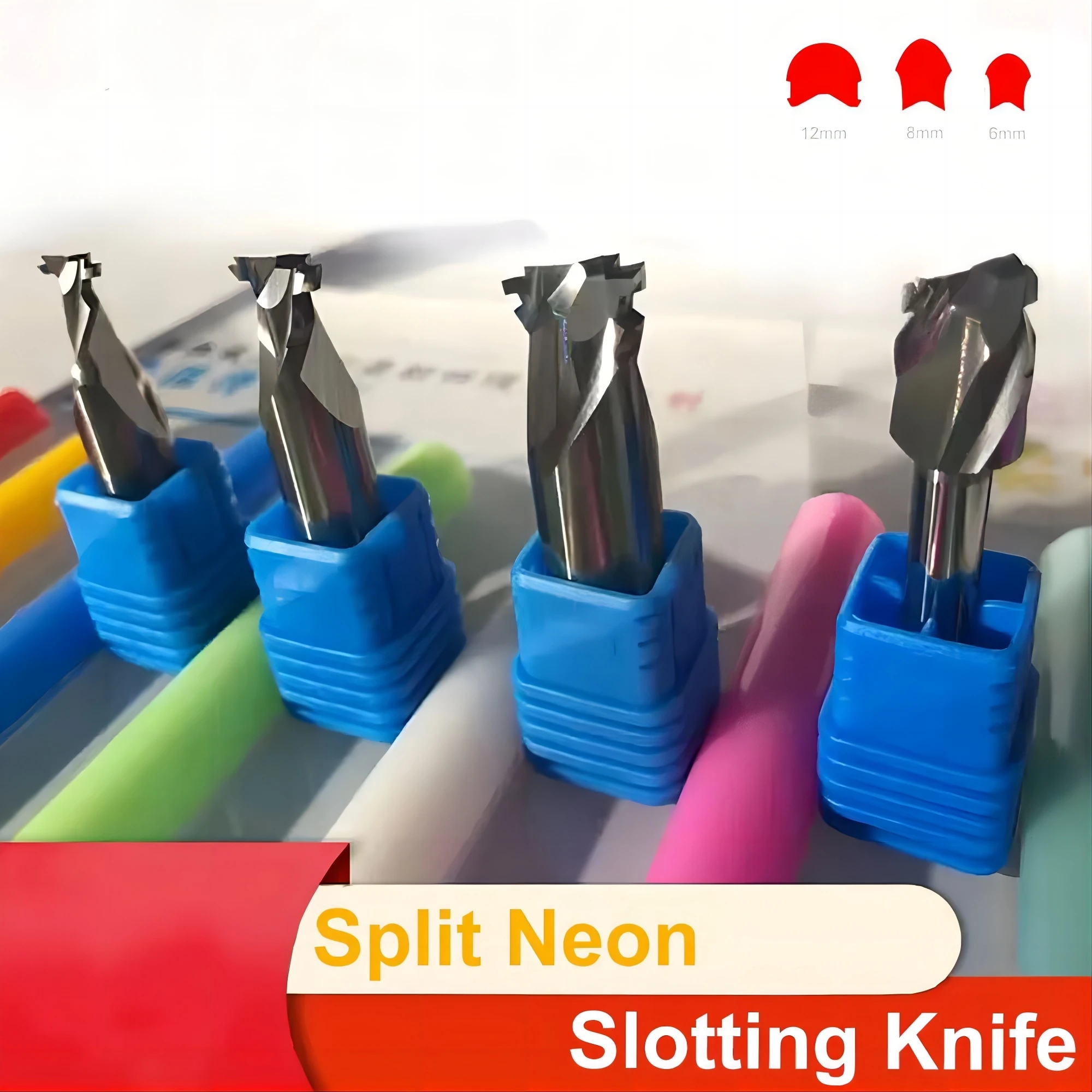 product split neon silicone strip accessories full set of tools cutting knife transparent line carving knife lampshade drill-4