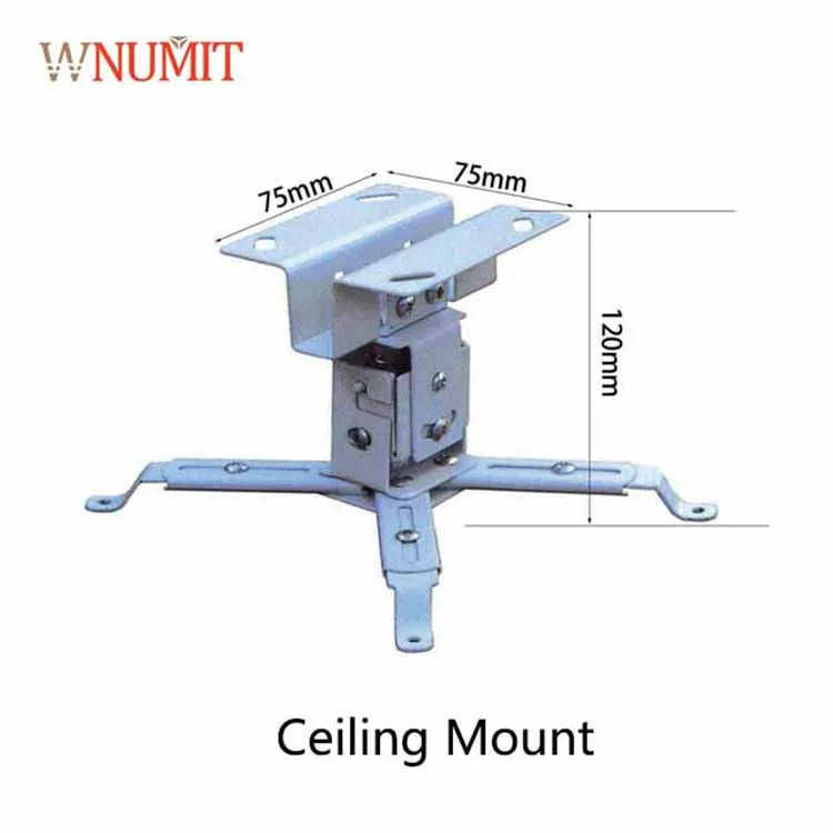 Universal Aluminum/Iron Projector Ceiling Mount Bracket