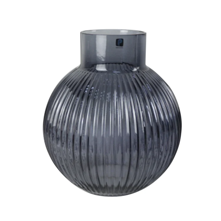 Low Price Large blown glass vase blown spray glass tube flower vase hand made