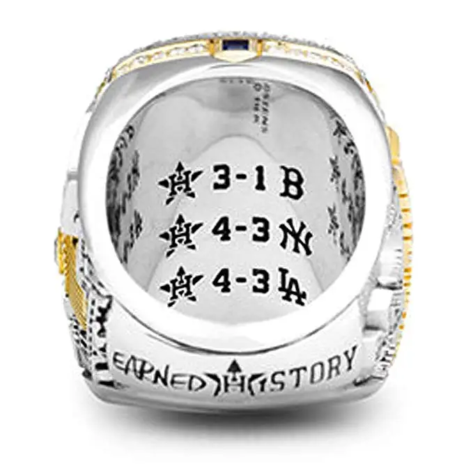 2017 Houston Baseball Championship Ring