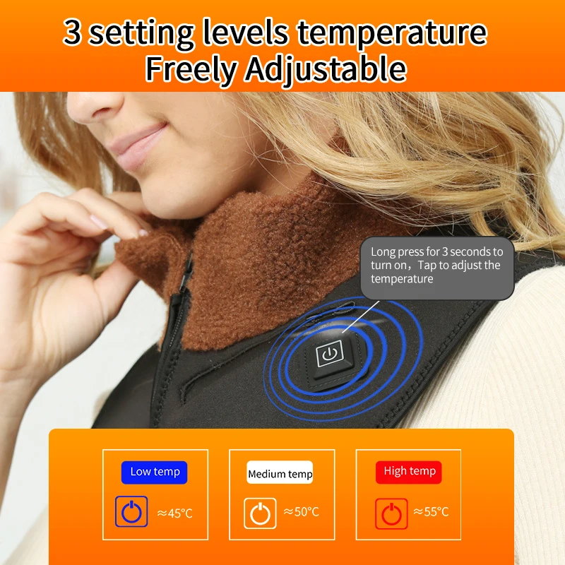 Winter Electric Heating Pad Neck Warmer,Heating Pad Heated Wrap For