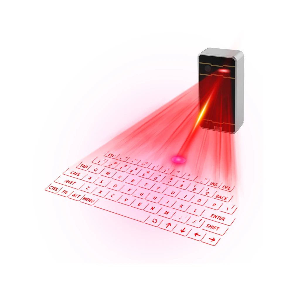 Computer Accessories Innovation Virtual Projection BT wireless Wireless Laser gaming Keyboard for  laptop  Iphone Ipad