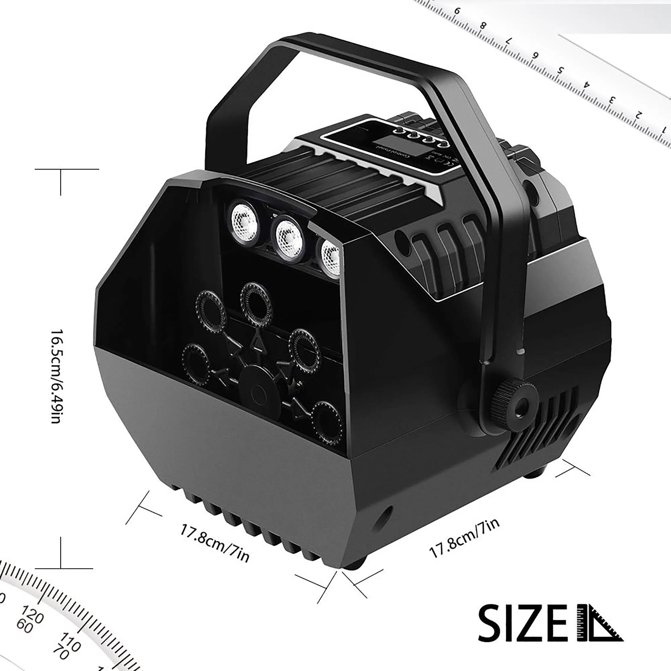 Large Led Bubble Smoke Fog Machine With Remote Control Dmx Stage For