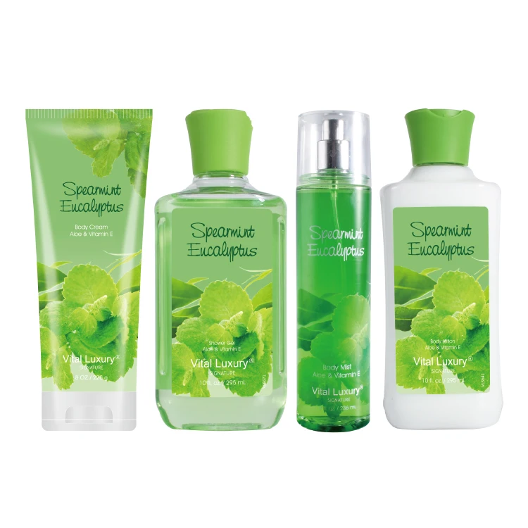 Natural Fragrance Body Care Products Private Label Bath Care Set Shower
