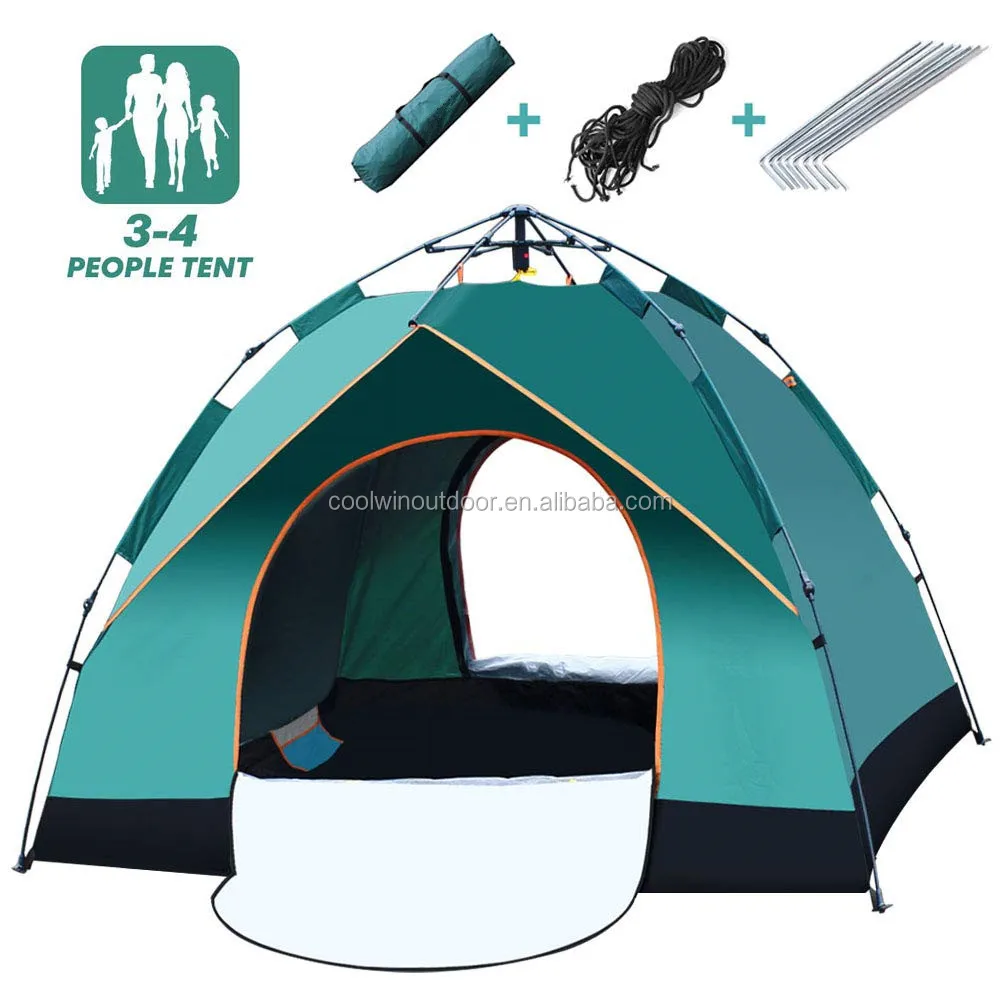 Easy Up Automatic Open Folding Outdoor Tents,One Touch Instant Camping