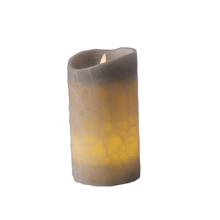 New Design Cylindrical Decoration Battery Smokeless Electronic Led Light Candle