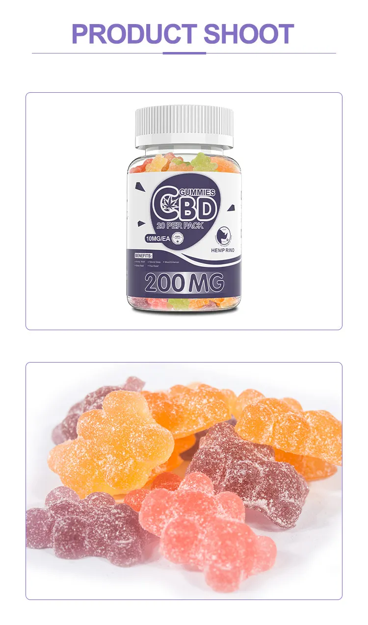 Usa Private Label Cbd Gummies Full Spectrum Cbd Gummy 20mg Cbd Candy