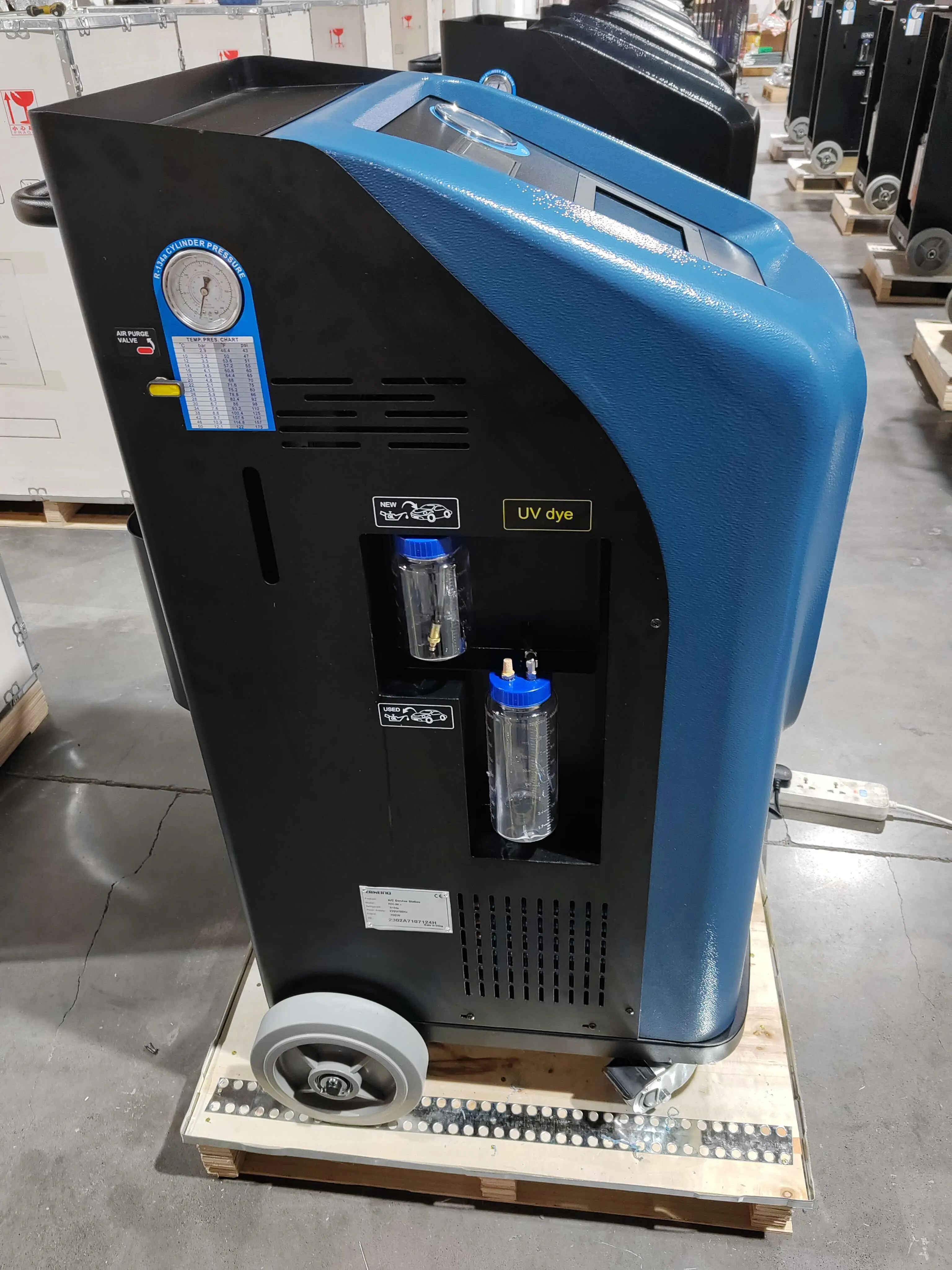 Ac Recovery Machine Rcc8a+ R134a 1234yf Auto A/c Automotive Air