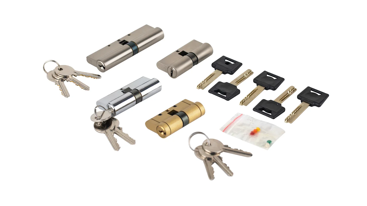Door Lock 70mm Mortise Cylinder Five Card Keys Classic Cylinder Buy