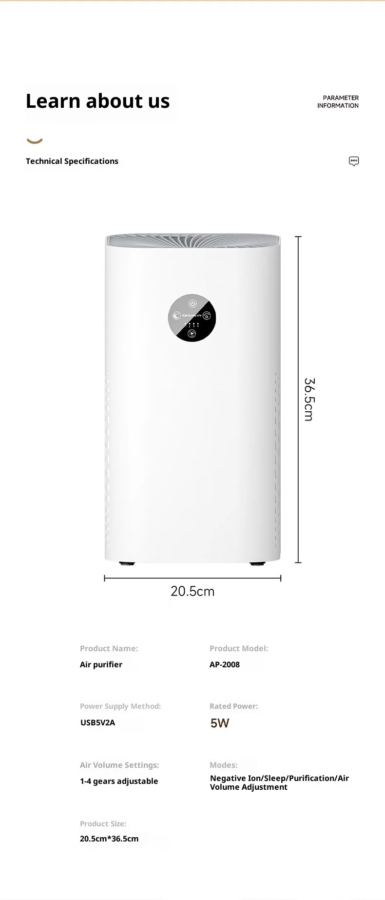 Pet disinfection air purifier