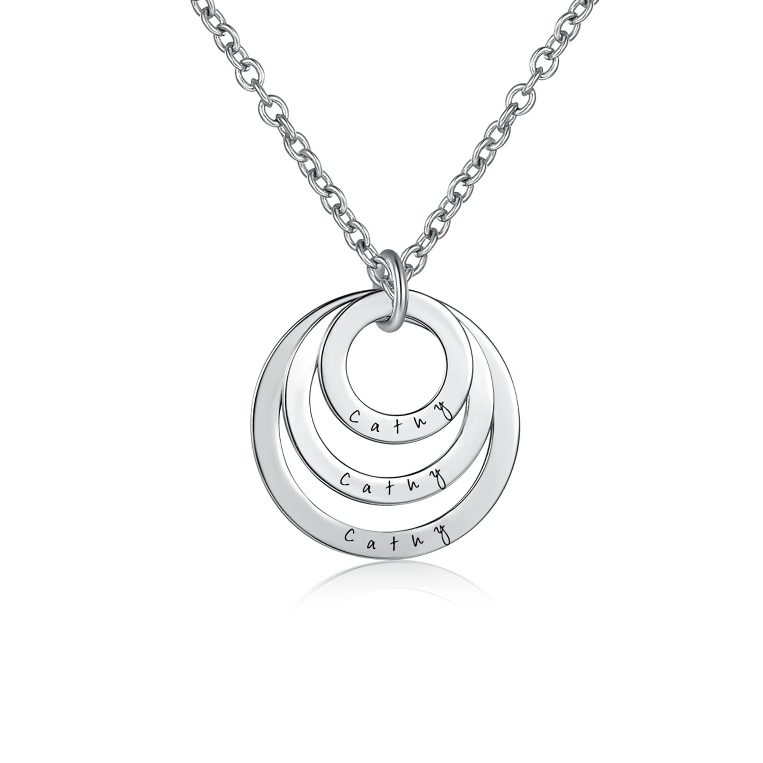  925 silver rhodium plating pendant necklace personalized necklace Stylish Jewelry Manufacturer(图1)