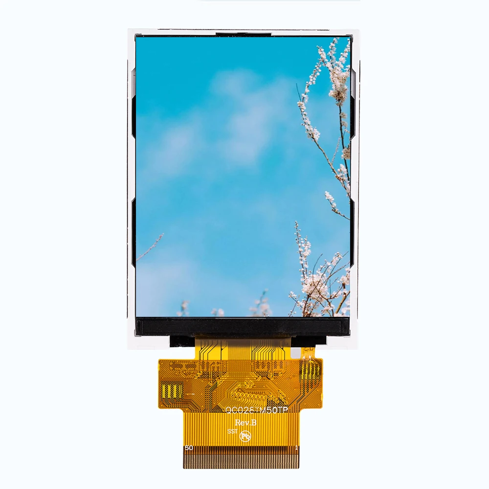 
2.8 inch lcd display TFT 240*320 IPS 45PIN FPC 18bit RGB/CPU interface 480nits 