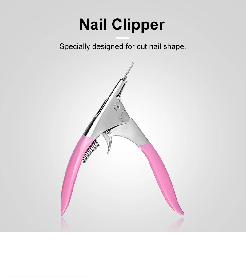 Manicure Tools Nail Art Acrylic Shape Cutting Uv Gel False Nail Clipper