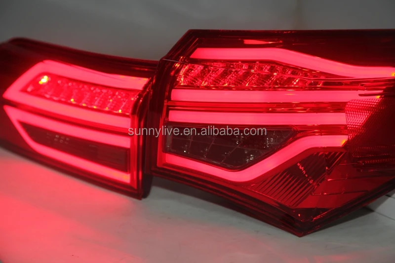 LED rear light For TOYOTA Corolla LED Altis 2014-2015 Year  Rear Lamps red color YZV2