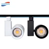 Brand new 4 wires 3phase circuit led lens non-glare high cri95 35w 40w cob led track light beam angle 60degree