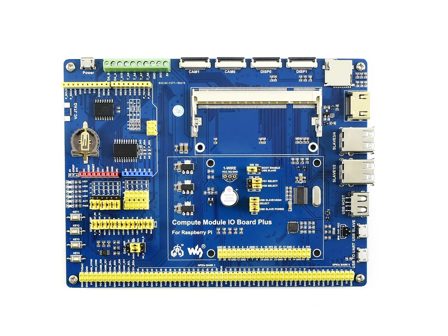 Quickly Raspberry Pi Compute Module 3 with 16GB eMMC Flash Development kit B for You to Evaluate The Compute Module 3 reducing Your Development Cycle.