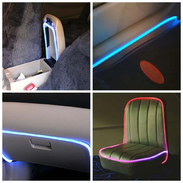 Solid Side Glow clear or Milky MMA 2mm 3mm 4mm 6mm 8mm 10mm Plastic Fiber Optic for Lighting Decoration Emitting Multi Colors