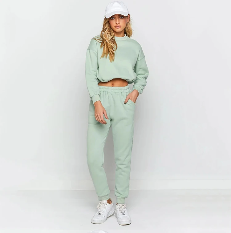 cropped sweatsuit set
