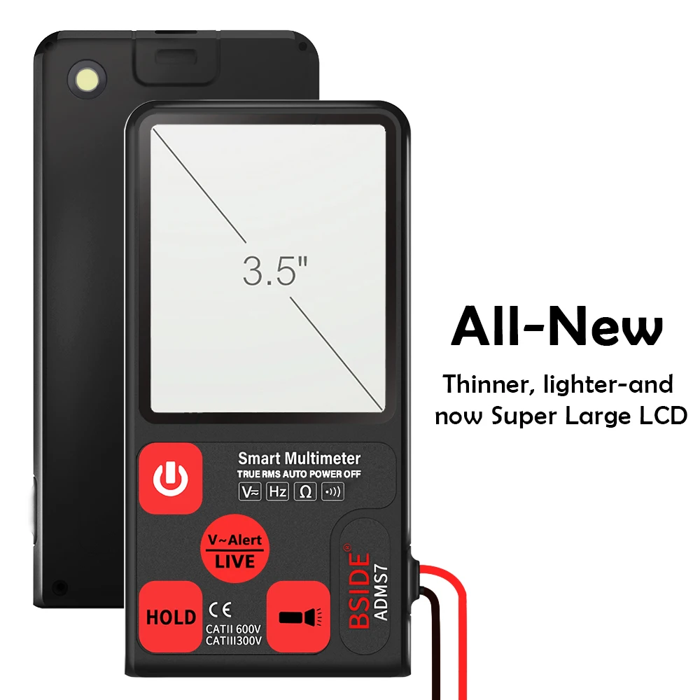 Ultra-Portable Digital Multimeter BSIDE ADMS7 Large 3.5