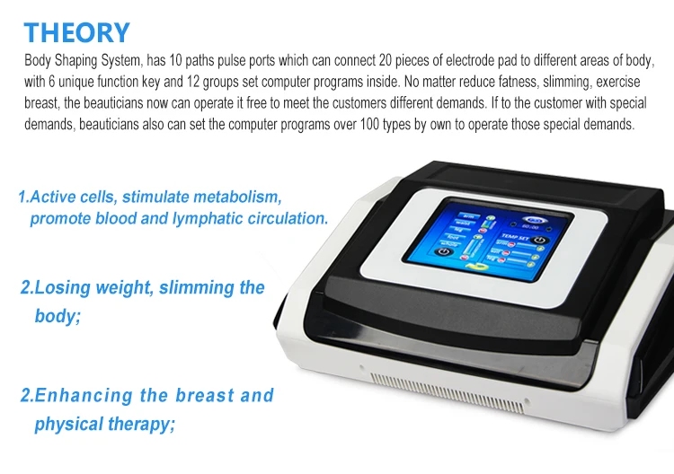 Body shaping muscle stimulation Infrared EMS slimming pressotherapy machine for lymphatic drainage