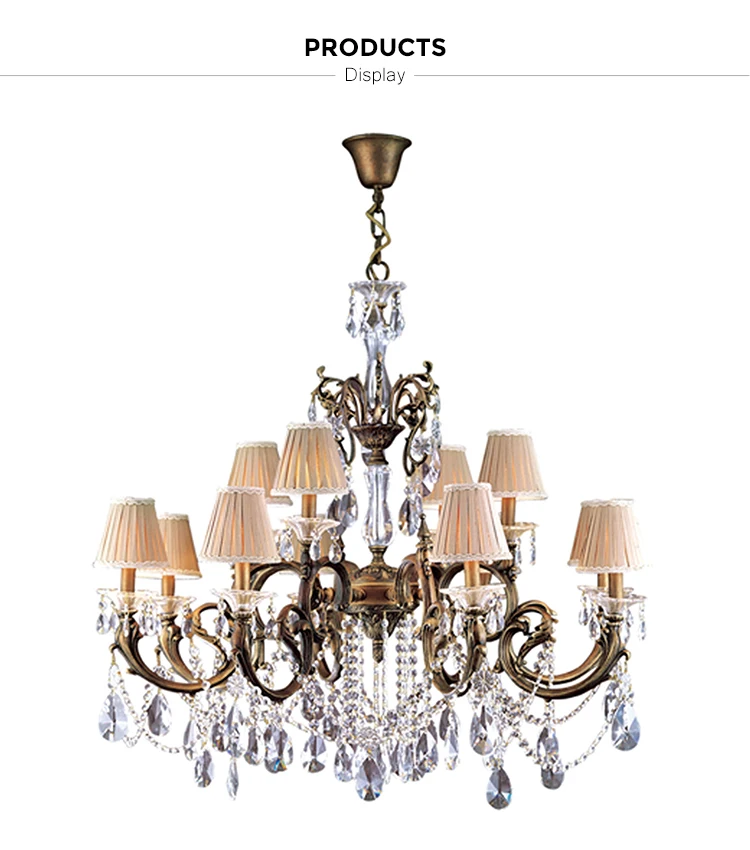Classic crystal lights chandelier