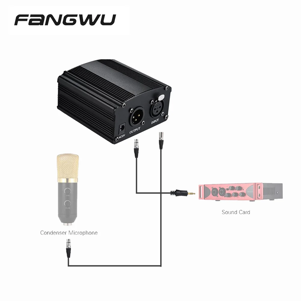 High Quality 48v Phantom Microphone Mic Preamp With Power Buy Phantom