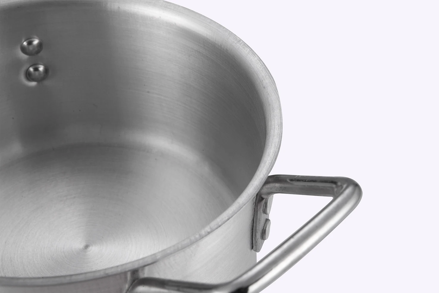Wholesale Chinese Stock Pots Aluminum Alloy Nonstick Cookware Sanding